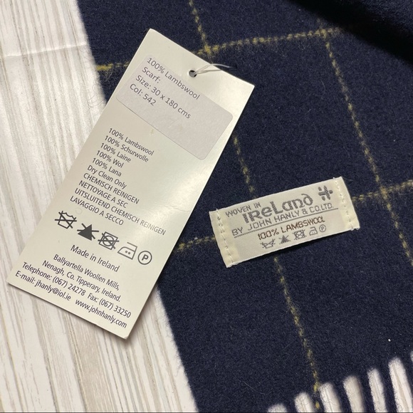 John Hanly 100% Lambwool scarf - Picture 3 of 7